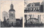 Gruß Aus WANSDORF Gem Schönwalde Havelland Gasthof Albert Hintze Schloß Kirche 28.3.1920 - Schönwalde