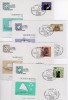 Germany UPU 1984 4 Special Covers North,America, Africa, Australia Days - UPU (Wereldpostunie)