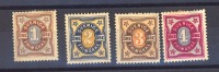 01757  -   Suède  :  Mi  50-53  * - Unused Stamps