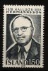 Islande Island 1978 N° 491 ** Halldor Hermannsson, Gardien De La Civilisation, Langage, Littérature, Ecrivain, Pêche - Unused Stamps