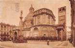 02448 "TORINO - CHIESA DELLA CONSOLATA" ANIMATA, GRANDE EMPORIO.  CART.  SPED. 1933 - Kerken