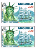 ANGUILLA 1985 Ship Eagle Ex-Horst Wessel Liberty 20c. IMPERF. PAIR Bicentennial USA-related Ge[non Dentelé, Geschnitten] - Anguilla (1968-...)