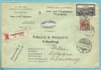 171+208 Op Brief Aangetekend VALEURS A RECOUVRER / POSTAUFTRAG Met Stempel LUXEMBOURG - Briefe U. Dokumente