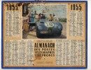 Almanach Des Postes Et Télégraphes1955 - Les 24 Heures Du MANS 1953- Jaguar Au Ravitaillement - Grossformat : 1941-60