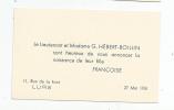 Faire Part De Naissance , LURE , Haute Saône , 1951 - Naissance & Baptême