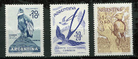 M003	Argentine **  N° 613 à 615 - PA65/66 Oiseaux Divers - Ungebraucht