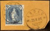 Heimat AG Mandach 1901-10-25 Bri.Stk. Zu#73D Stehende H. - Briefe U. Dokumente