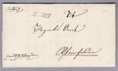 Heimat AG Magden 1862-09-15 Sw Kursiv-Lang-Stempel Auf Amtlich Brief Nach Rheinfelden - ...-1845 Prephilately