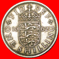 ★ENGLISH CREST: UNITED KINGDOM★ 1 SHILLING 1962! LOW START★ NO RESERVE! - I. 1 Shilling