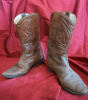 PAIRE DE BOTTES « SANTIAGS  COWBOY » ANCIENS - Uniformes