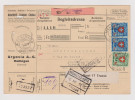 Heimat AG Mellingen 1928-04-04 Paketkarte Nach Brüssel Belgien Frank.Paar CHF 1.50+90Rp - Covers & Documents