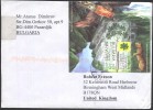 Mailed Cover (letter) With Stamp Flora & Fauna Green Balkans 2013 From  Bulgaria To UK - Brieven En Documenten