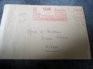 Lettre EMA  1959 Centre Latin Club Linguistique Touristique Et Musical Affr 10 F - Hotels- Horeca