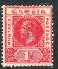 Gambia 1912 1d - Mint - Gambia (...-1964)