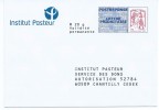 Entiers Postaux : Enveloppe Réponse Type Ciappa -Kavena Institut Pasteur 15P125 NF 316/12 ** - PAP: Antwort/Ciappa-Kavena