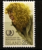 Islande Island 1985 N° 587 ** Jeunesse, Année, Jeune Fille, Blonde, Sourire, Dents, Yeux Bleus, Blouson, Nez, Visage - Ungebraucht