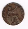 ***  GREAT BRITAIN  1/2 PENNY  1920 - C. 1/2 Penny