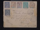 FRANCE - SOUDAN- Enveloppe De Medine Pour La France En 1901 - Aff. Type Groupe ( Quadricolore) - Rare - Lot P11022 - Lettres & Documents