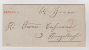 Heimat AG OBEKULM 1844-05-27 Rot Langstempel Auf Brief Nach Stengelbach - ...-1845 Prephilately
