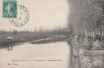 COURVILLE - LES PROMENADES ET LES BORDS DE L'EURE - BELLE CARTE ANIMEE -  TOP !!! - Courville