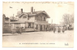 94 - Val De Marne - Fontenay Sous Bois - La Gare Vue Extérieure Cachet Militaire 13 Regt D'artillerie 1915 - Fontenay Sous Bois