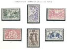 MARTINIQUE N° 161 à 166 + BF 1 * - Unused Stamps