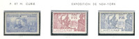 MARTINIQUE N° 167 à 169 * - Unused Stamps