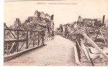 Merville (Hazebrouck-Nord)-Guerre 1914-1918-Ruines De La Rue Du Pont De Pierres-Edit. Flandria-A.Biebuyck-Hazebrouck - Merville