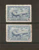 CANADA 1942 - 1943 AIR 6c And 7c SG 399/400 MOUNTED MINT Cat £37 - Unused Stamps