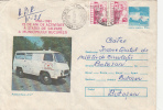 29639- FIRST AID, BUCHAREST AMBULANCE SERVICE, REGISTERED COVER STATIONERY, 1982, ROMANIA - Secourisme