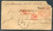 1856 USA Chicago Via NewYork Cover - Germany Prussia Closed Mail FRANCO Paid - …-1845 Voorfilatelie