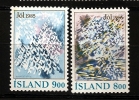 Islande Island 1985 N° 595 / 6 ** Noël, Hiver, Tableau, Peinture, Impressionnisme, Taches De Peinture - Nuevos