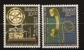 Islande Island 1986 N° 611 / 2 ** Téléphone, Télégraphe, Code Morse, Communication, Science, Digital, Circuit Imprimé - Ungebraucht