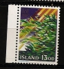 Islande Island 1987 N° 631 Iso ** Noël, Tableau, Oeuvre, Peintre, Artiste, Thordur Hall, Rameau De Sapin, Soleil - Unused Stamps