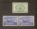 CANADA 1942 - 1943 WAR EFFORT SET SG S12/S14  MOUNTED MINT Cat £22+ - Unused Stamps