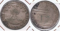 BOLIVIA 8 SOLES POTOSI 1838 BOLIVAR PLATA SILVER U - Bolivia