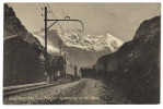 Lotschbergbahn Linie Frutigen Kandersteg Mit Den Alpen - Frutigen