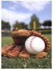 (789) Baseball Glove And Ball - Baseball