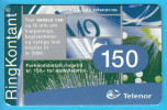 RingKontant 150. - Telenor  ( Norway Prepaid Card ) GSM Remote Prepayee Carte - Norvège