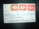 LETTRE MIGNONNETTE TP MARIANNE DE DULAC 2F40 X2 + 30c OBL.4-1-1953 FORMERIE OISE (60) - 1944-45 Marianne (Dulac)