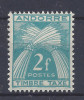 ANDORRE - TAXE N° 34 - NEUF SANS CHARNIERE - LUXE - Ungebraucht