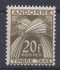 ANDORRE - TAXE N° 39 - NEUF SANS CHARNIERE - LUXE - Ongebruikt