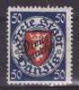DANZING DIENST 1924. Mi 50, MH(*) - Dienstmarken