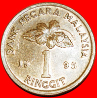 * FLOWER (1993-1998): MALAYSIA  1 RINGGIT 1995! LOW START  NO RESERVE! - Maleisië