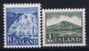 Island: Mi Nr 181 - 182, MH/*,avec  Charnière , Mit Falz - Nuevos