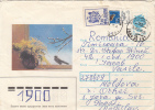 29871- BIRDS, SPARROW, COVER STATIONERY, MOLDAVIAN STAMPS, 1992, RUSSIA - Cernícalo