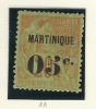 MARTINIQUE N° 4 * (dents Courtes) - Unused Stamps