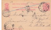 Carte Postale Envoyée  Le 27.12.1892 De Diekirch Via Luxembourg-Gare  à ´S Sravenhage (Pays-Bas) - Other & Unclassified