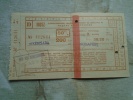 Hungary  - Railway Ticket MÁV  - Train - Békéscsaba  Budapest  50%   1974    BA102.19 - Europe