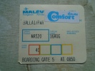 Hungary  - MALÉV Hungarian Airline -  Boarding Pass       BA102.26 - Carte D'imbarco